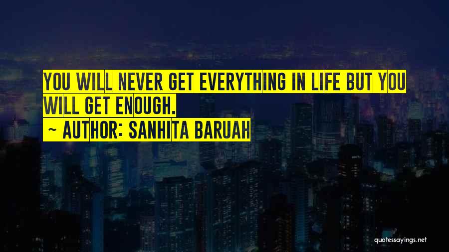 Never Good Enough Love Quotes By Sanhita Baruah