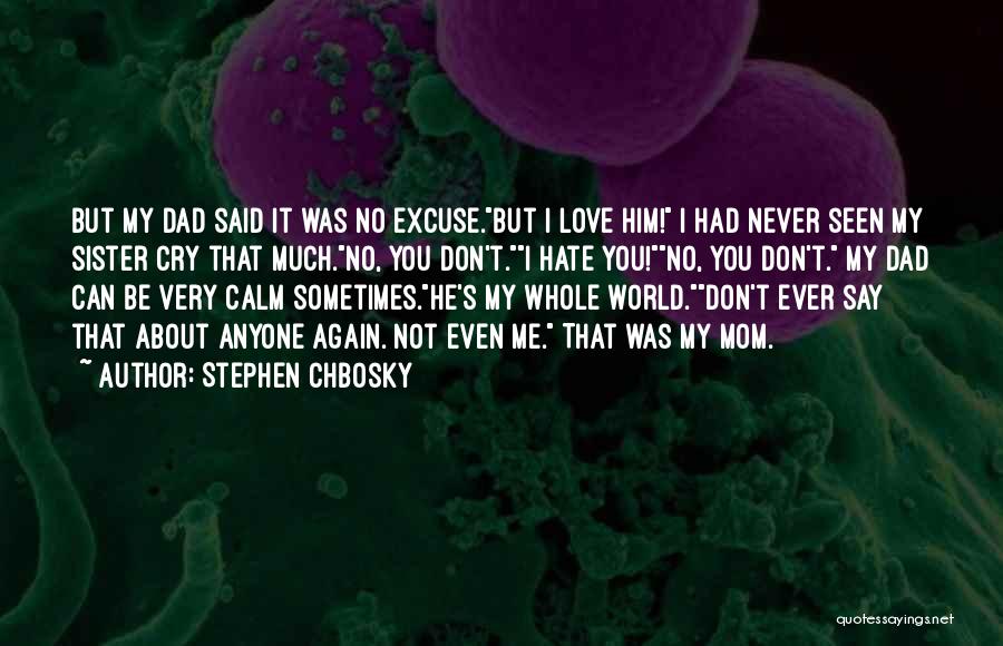 Never Had A Mom Quotes By Stephen Chbosky