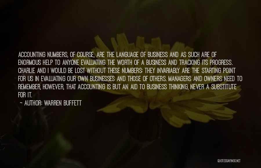 Never Help Anyone Quotes By Warren Buffett