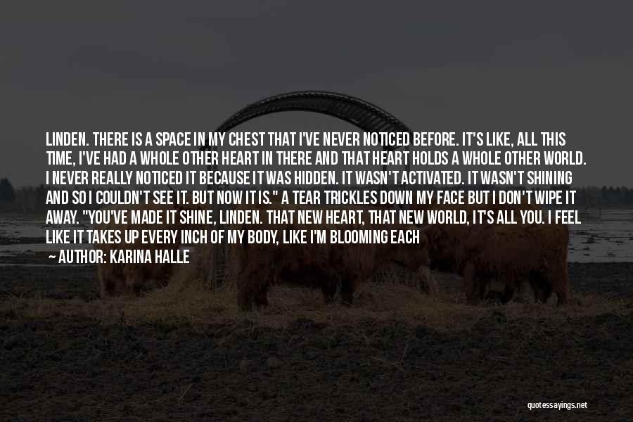 Never Hide Love Quotes By Karina Halle