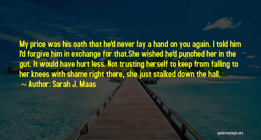 Never Hurt Again Quotes By Sarah J. Maas