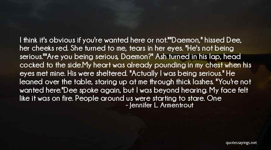 Never Hurt The Heart Quotes By Jennifer L. Armentrout Never Hurt The Heart Quotes By Jennifer L. Armentrout