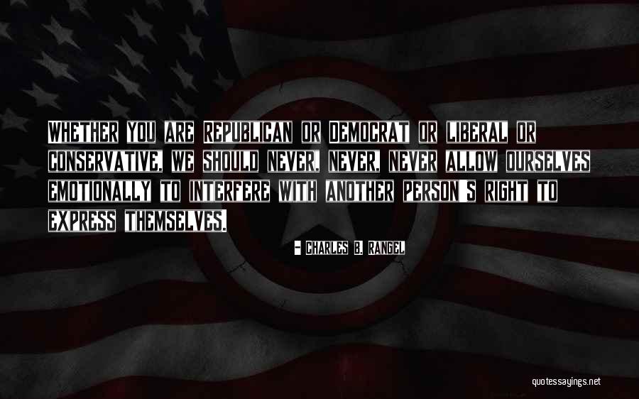 Never Interfere Quotes By Charles B. Rangel Never Interfere Quotes By Charles B. Rangel