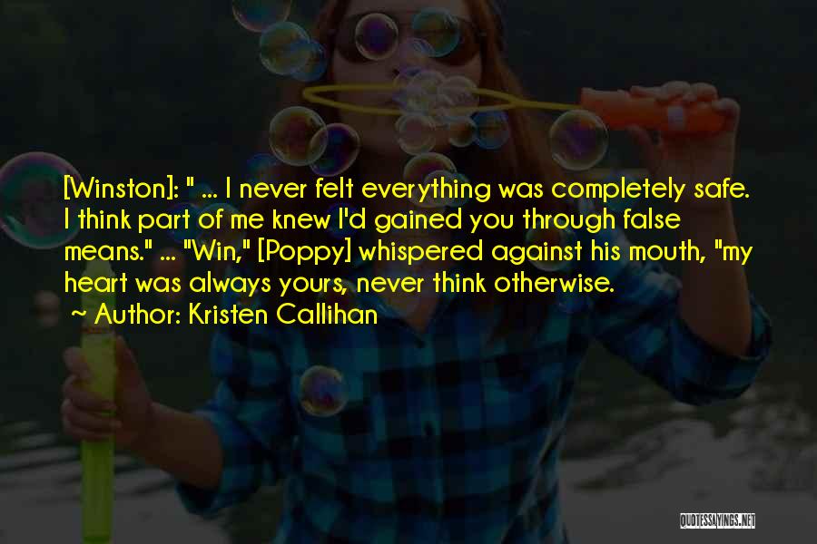 Never Knew Love Quotes By Kristen Callihan