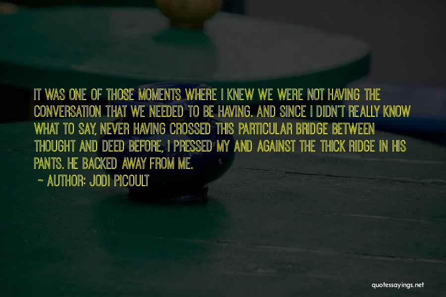 Never Knew Quotes By Jodi Picoult