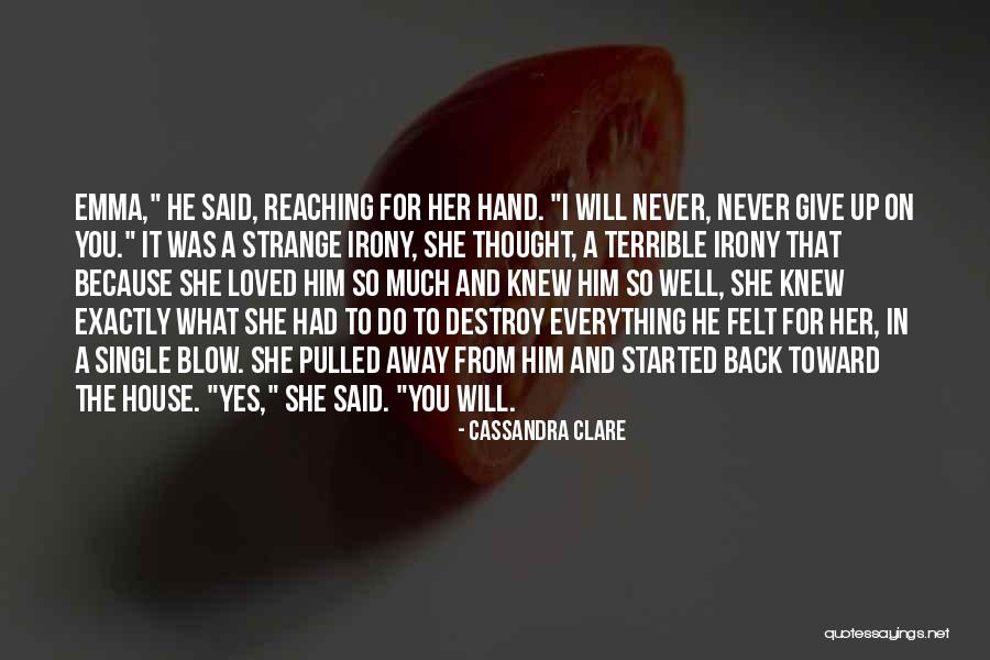 Never Knew What You Had Quotes By Cassandra Clare Never Knew What You Had Quotes By Cassandra Clare