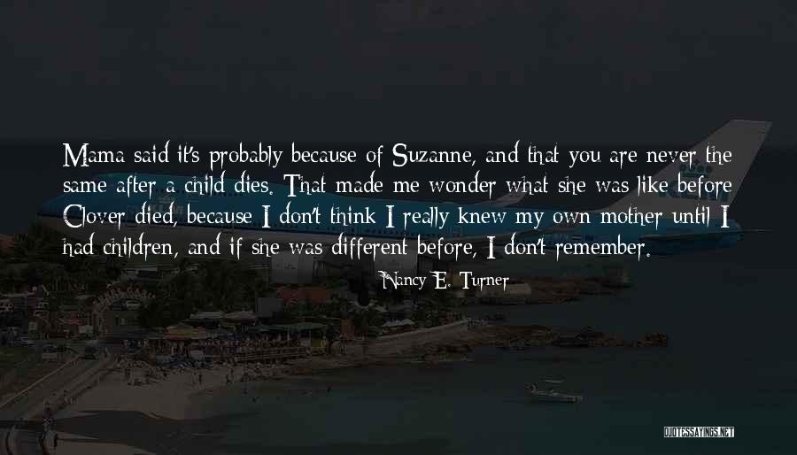 Never Knew What You Had Quotes By Nancy E. Turner Never Knew What You Had Quotes By Nancy E. Turner