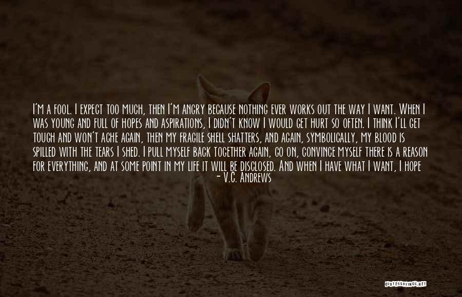 Never Know What To Expect Quotes By V.C. Andrews Never Know What To Expect Quotes By V.C. Andrews