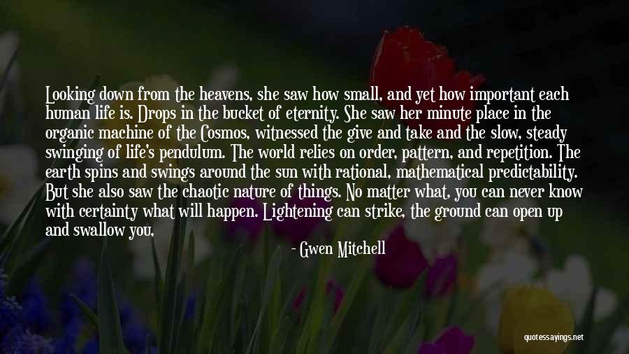Never Know What Will Happen Quotes By Gwen Mitchell Never Know What Will Happen Quotes By Gwen Mitchell