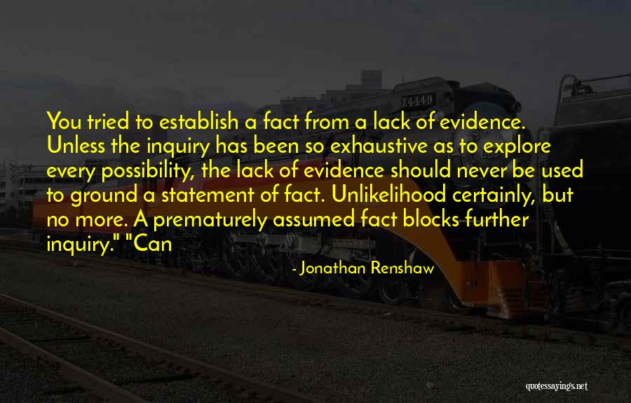 Never Lack Quotes By Jonathan Renshaw Never Lack Quotes By Jonathan Renshaw