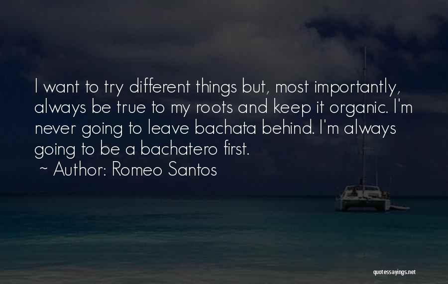 Never Leave Behind Quotes By Romeo Santos