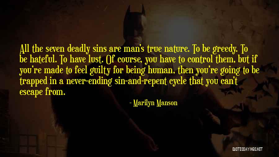 Never Let A Man Control You Quotes By Marilyn Manson