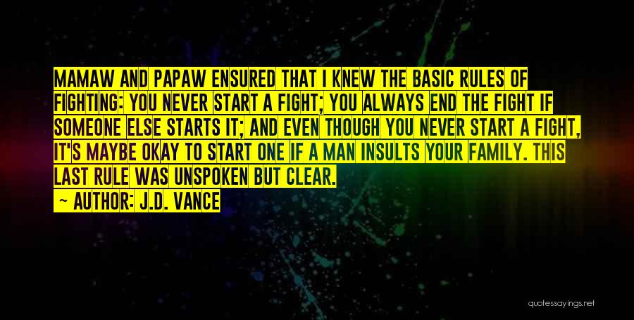 Never Let A Man Rule You Quotes By J.D. Vance