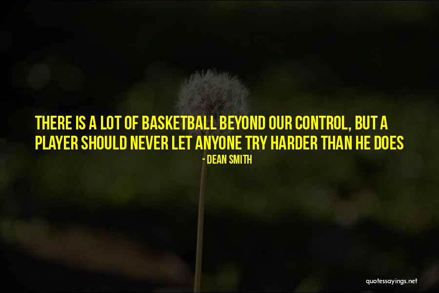 Never Let Anyone Control You Quotes By Dean Smith