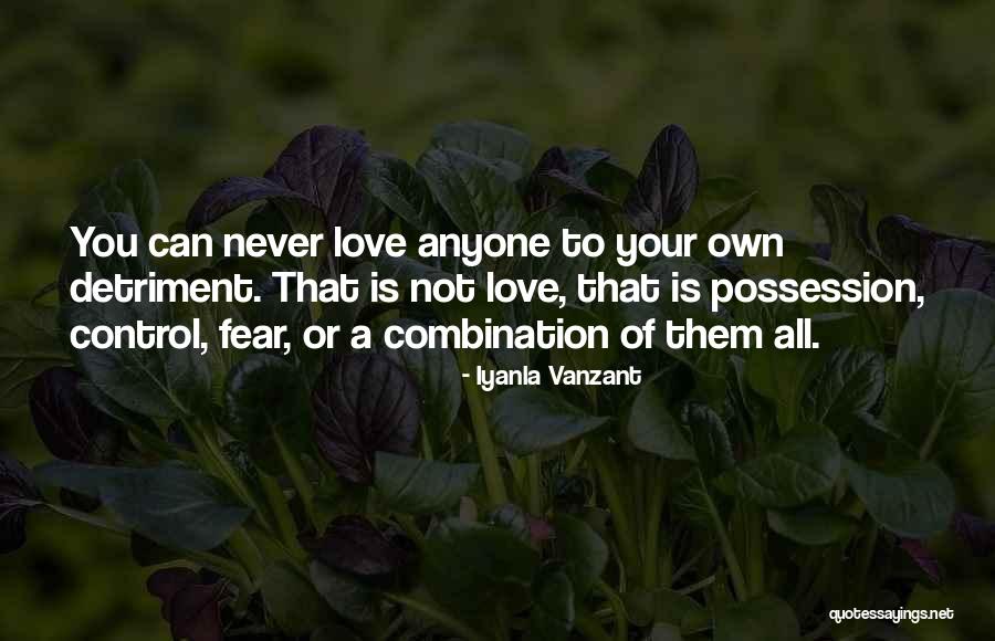 Never Let Anyone Control You Quotes By Iyanla Vanzant