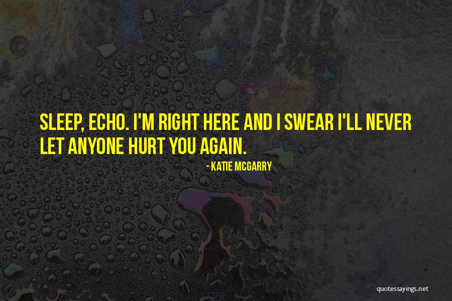 Never Let Anyone Hurt You Quotes By Katie McGarry