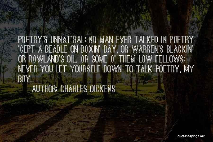 Never Let Down Quotes By Charles Dickens