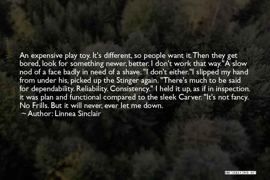 Never Let Down Quotes By Linnea Sinclair
