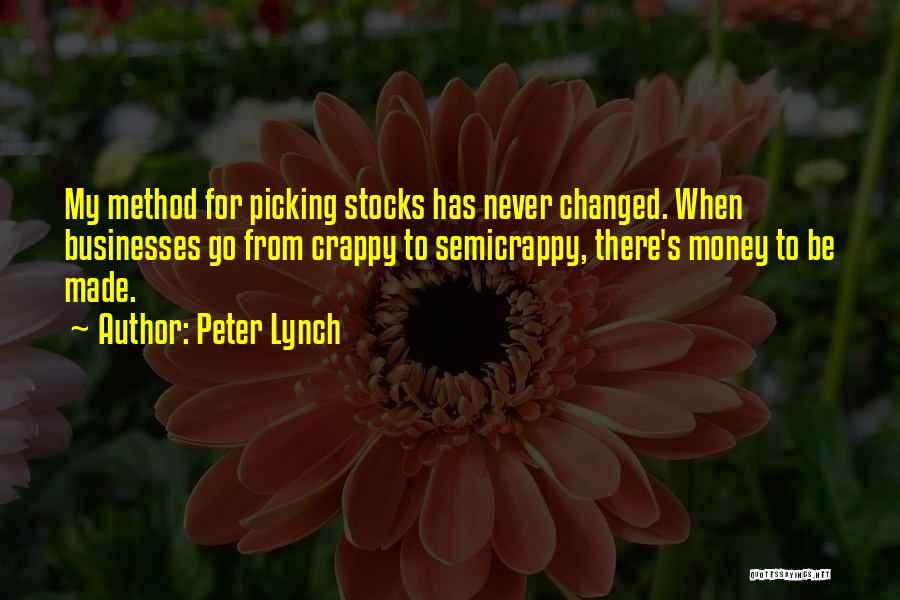 Never Let Money Change You Quotes By Peter Lynch