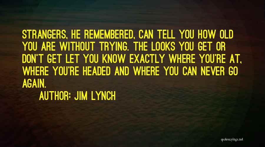 Never Let You Go Again Quotes By Jim Lynch