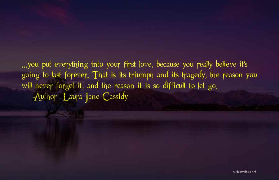 Never Let You Go Love Quotes By Laura Jane Cassidy