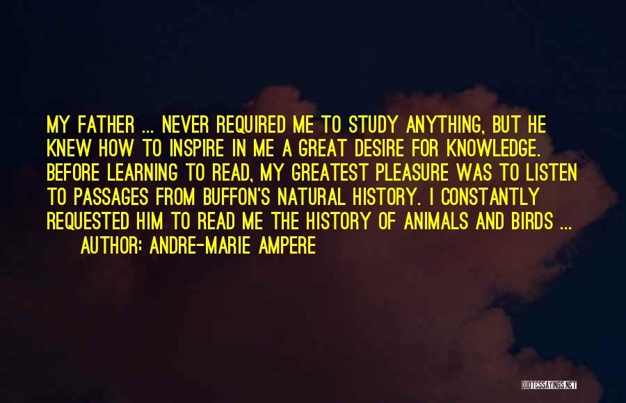 Never Listen To Me Quotes By Andre-Marie Ampere