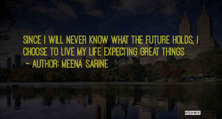 Never Living Up To Expectations Quotes By Meena Sarine