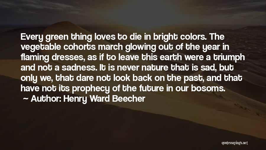 Never Look Back Sad Quotes By Henry Ward Beecher