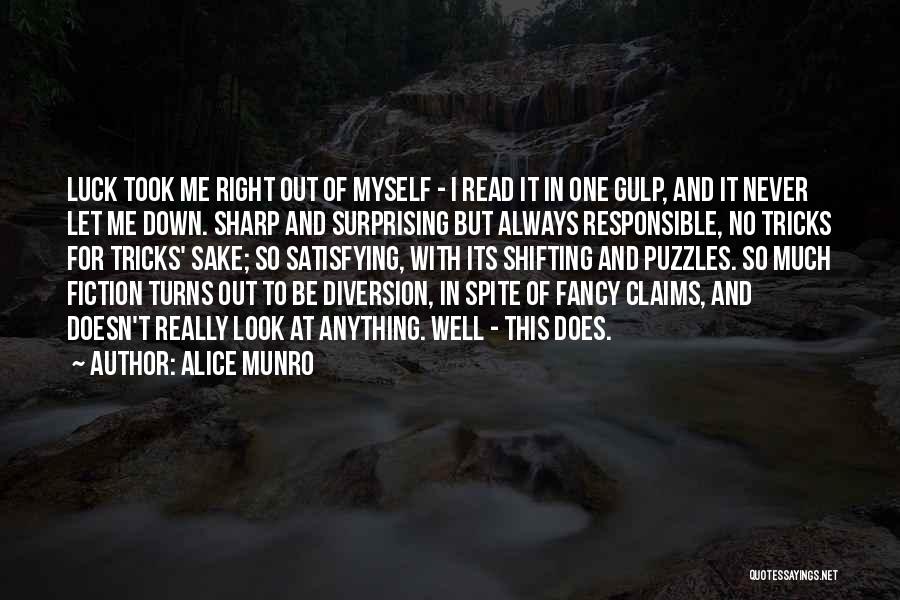 Never Look Down On Someone Quotes By Alice Munro