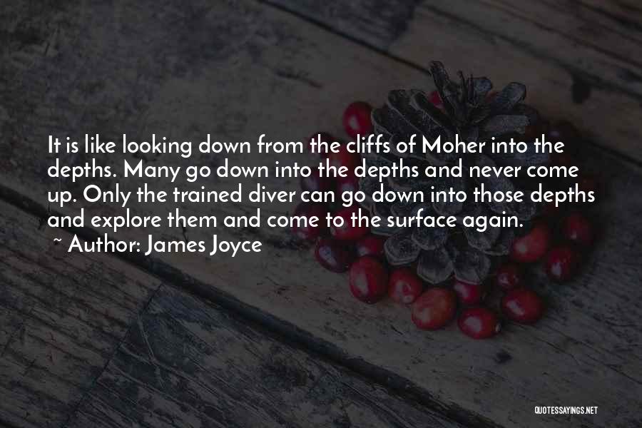 Never Looking Down Quotes By James Joyce