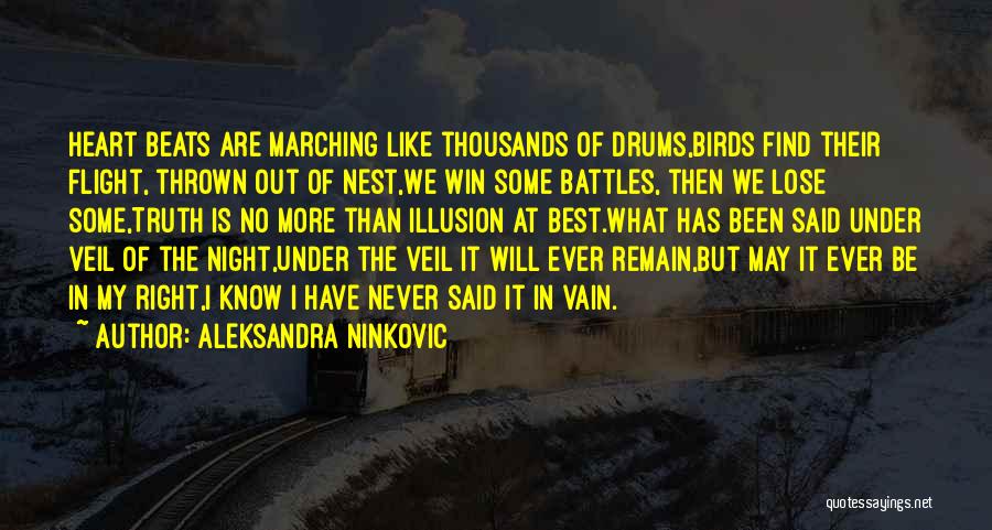 Never Lose Heart Quotes By Aleksandra Ninkovic
