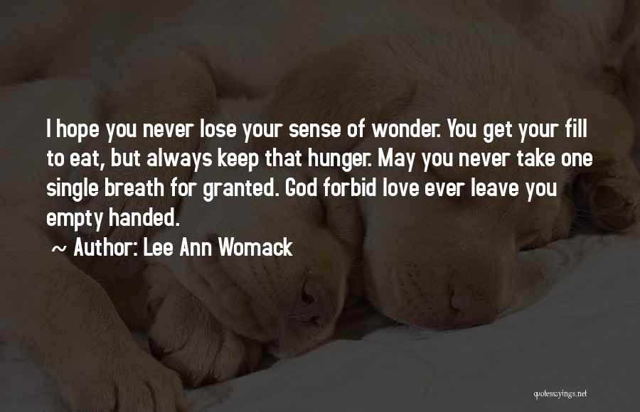 Never Lose Hope In God Quotes By Lee Ann Womack