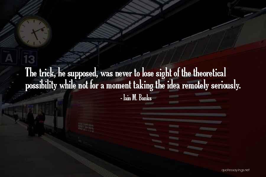 Never Lose Sight Quotes By Iain M. Banks Never Lose Sight Quotes By Iain M. Banks