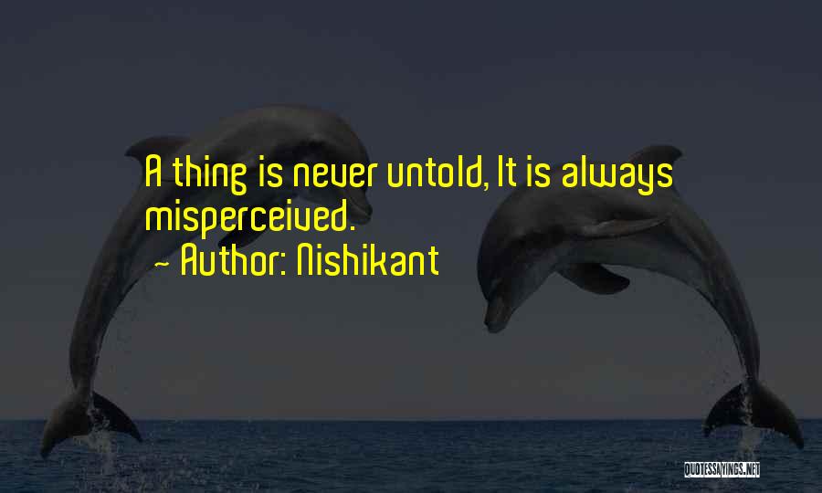 Never Love Quotes By Nishikant