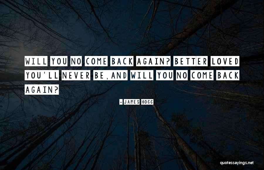 Never Loved You Quotes By James Hogg Never Loved You Quotes By James Hogg