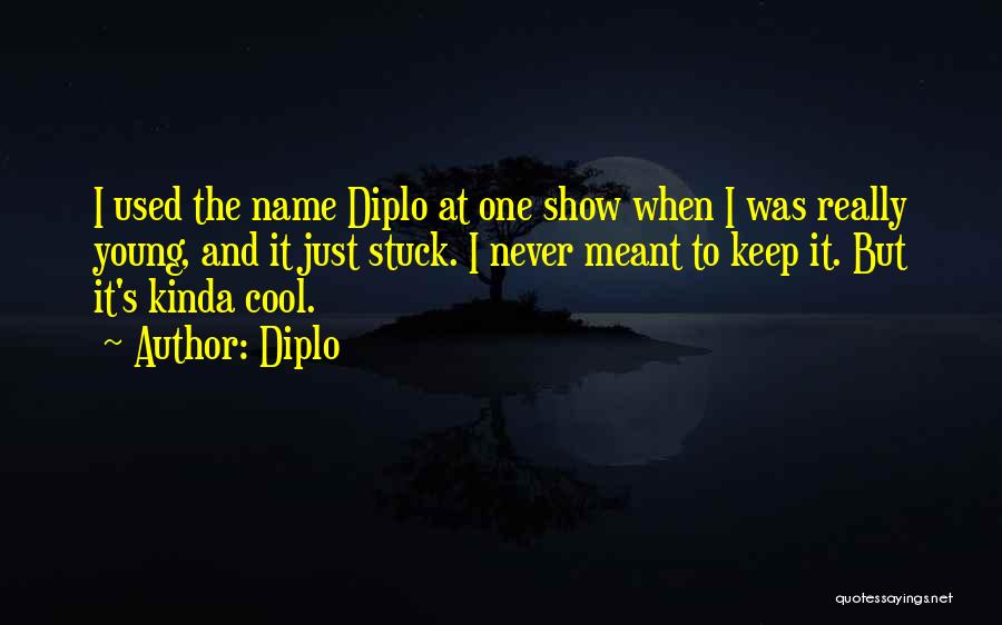 Never Meant To Quotes By Diplo
