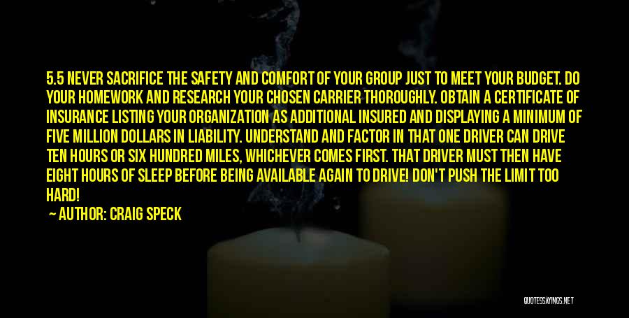 Never Meet Again Quotes By Craig Speck