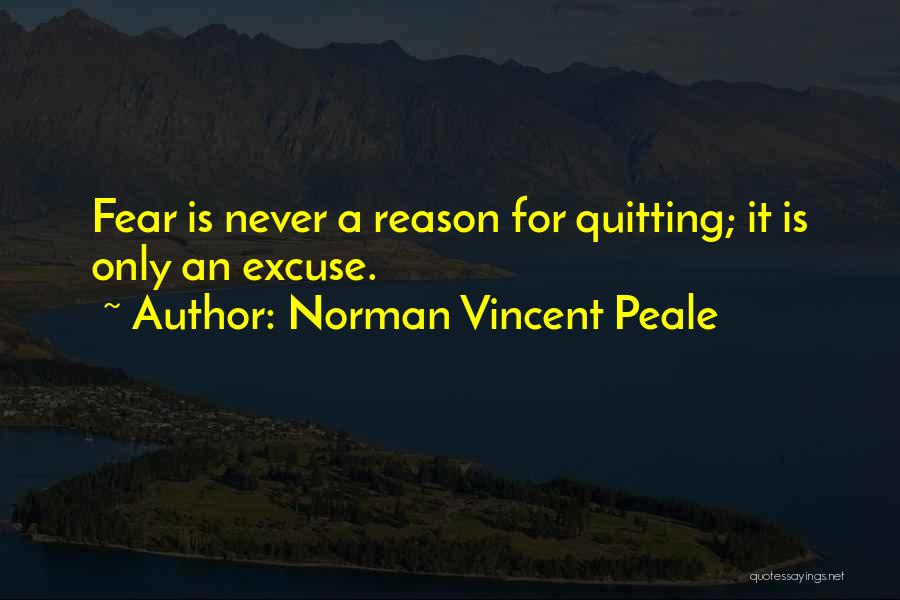 Never Quitting Quotes By Norman Vincent Peale