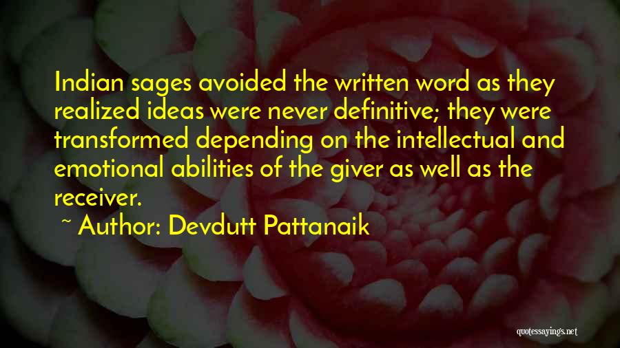 Never Realized Quotes By Devdutt Pattanaik