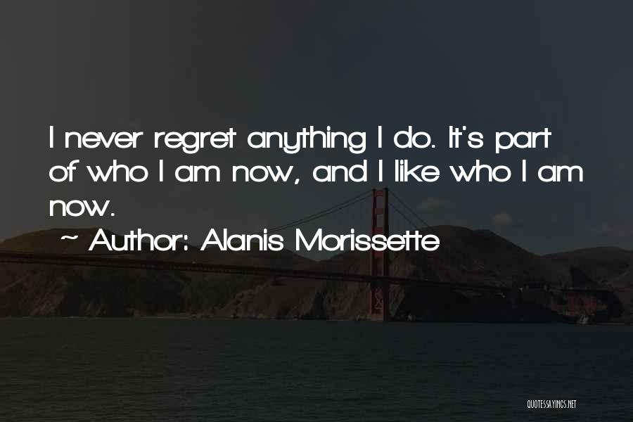 Never Regret Anything Quotes By Alanis Morissette