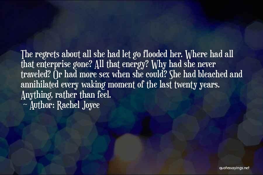 Never Regret Anything Quotes By Rachel Joyce