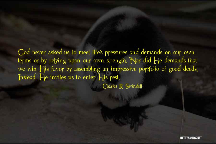 Never Relying On Others Quotes By Charles R. Swindoll Never Relying On Others Quotes By Charles R. Swindoll