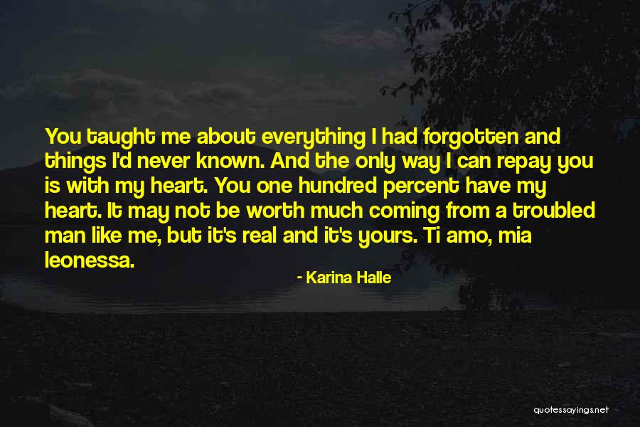 Never Repay Quotes By Karina Halle Never Repay Quotes By Karina Halle