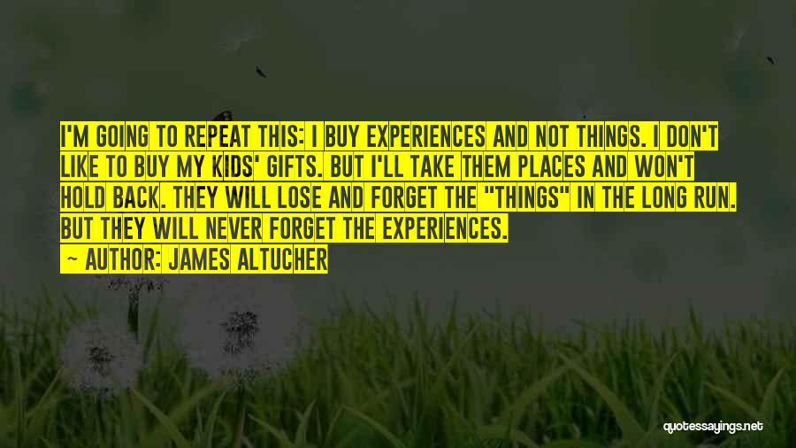 Never Repeat The Past Quotes By James Altucher