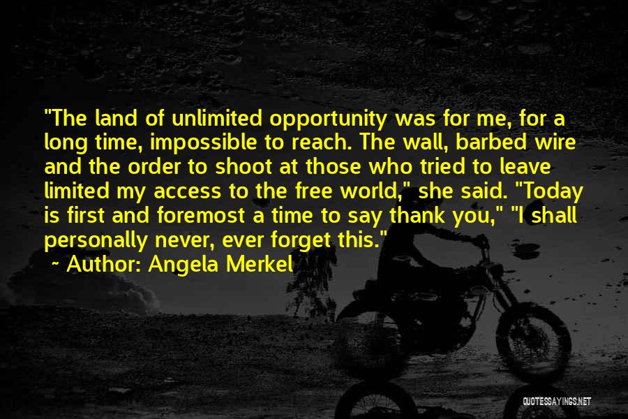 Never Say Impossible Quotes By Angela Merkel