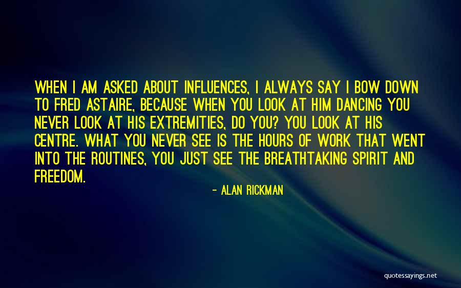 Never Say Never Because Quotes By Alan Rickman Never Say Never Because Quotes By Alan Rickman