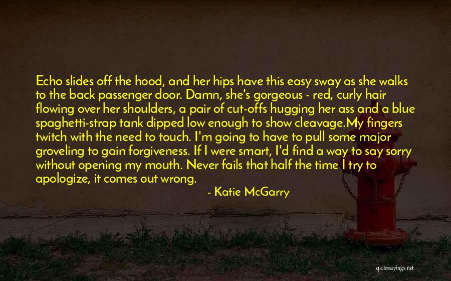 Never Say Sorry Quotes By Katie McGarry