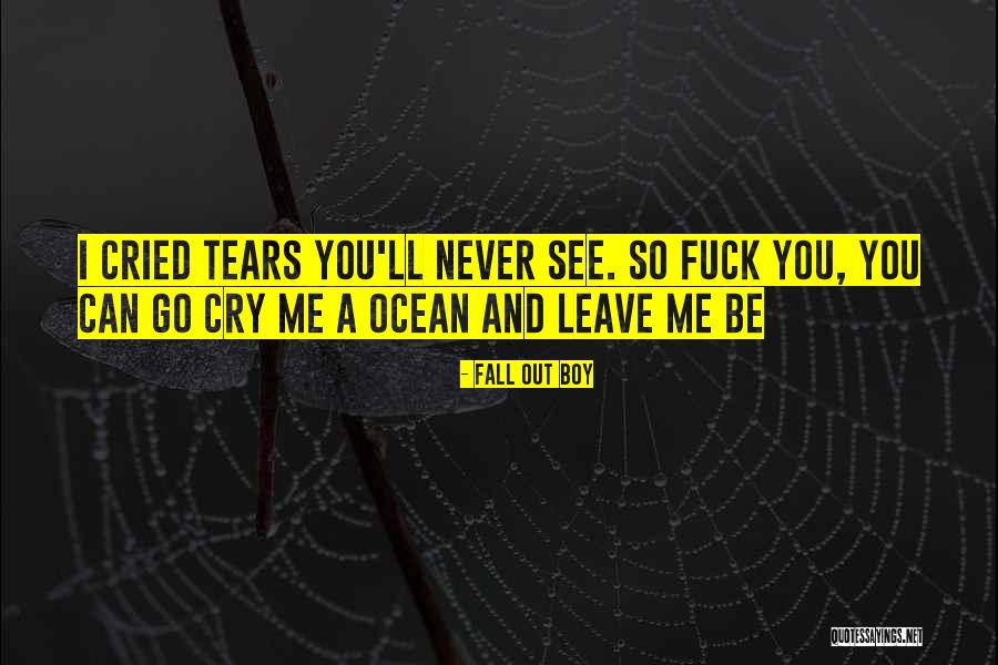 Never See Me Fall Quotes By Fall Out Boy