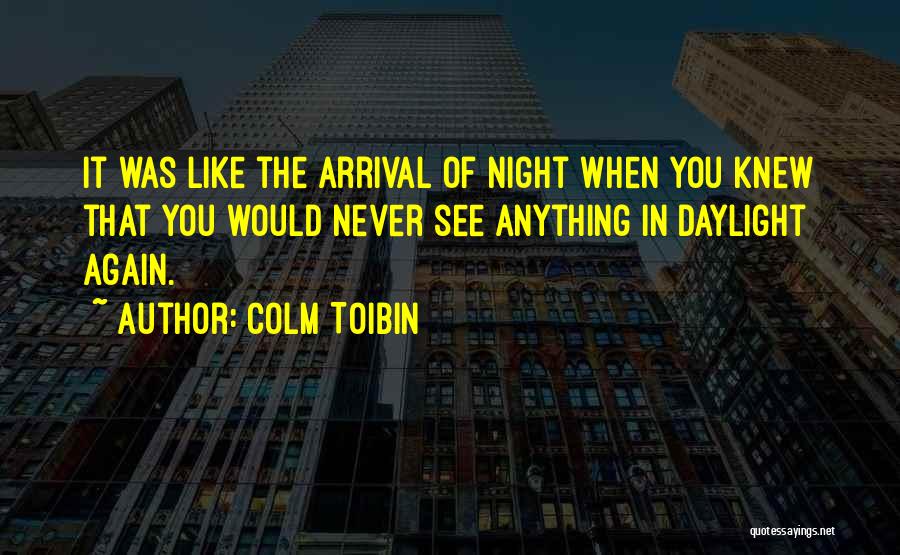 Never See You Again Quotes By Colm Toibin
