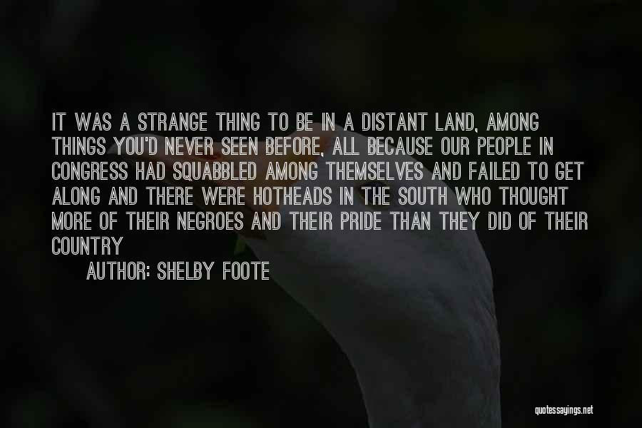 Never Seen Before Quotes By Shelby Foote